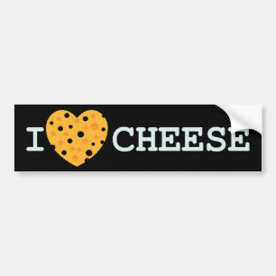 Pegatina Para Coche Amo el queso