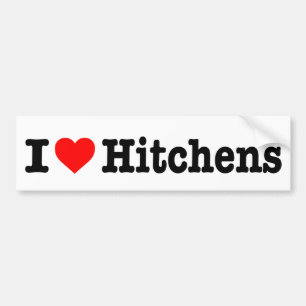 PEGATINA PARA COCHE "AMO HITCHENS "