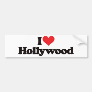 Pegatina Para Coche Amo Hollywood