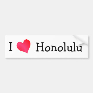 Pegatina Para Coche Amo Honolulu
