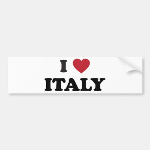 Pegatina Para Coche Amo Italia