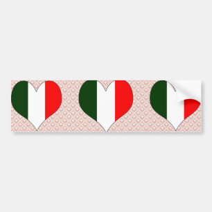 Pegatina Para Coche Amo Italia
