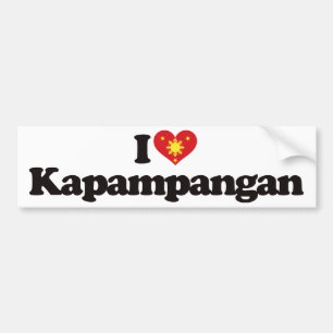 Pegatina Para Coche Amo Kapampangan