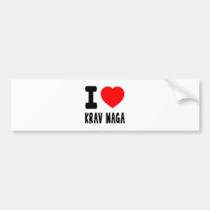 Pegatina Para Coche Amo Krav Maga