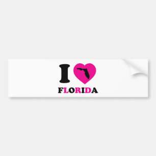 Pegatina Para Coche Amo la Florida