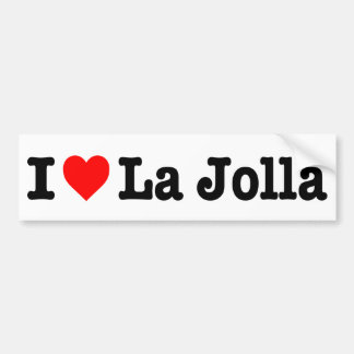 Pegatina Para Coche "Amo La Jolla "