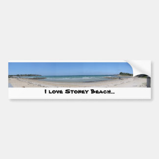 Pegatina Para Coche Amo la playa de Stoney…
