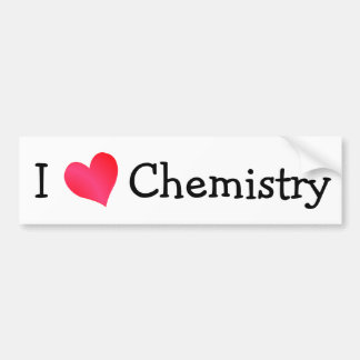 Pegatina Para Coche Amo la Química