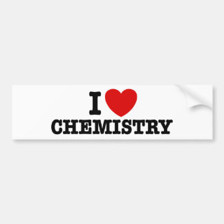 Pegatina Para Coche Amo la Química