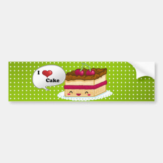 Pegatina Para Coche Amo la torta