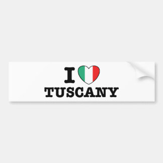 Pegatina Para Coche Amo la Toscana