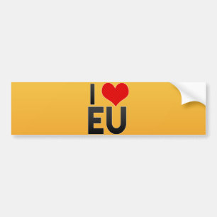 Pegatina Para Coche Amo la UE