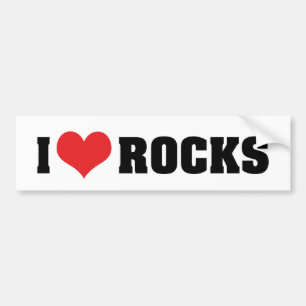 Pegatina Para Coche Amo las rocas - Geología de rocas Amante geólogo