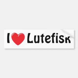 Pegatina Para Coche Amo Lutefisk