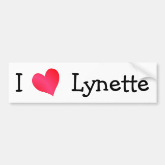 Pegatina Para Coche Amo Lynette