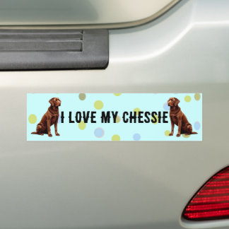 Pegatina Para Coche Amo mi Bahía de Chesapeake..