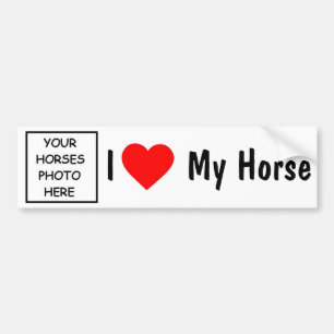 Pegatina Para Coche Amo mi caballo