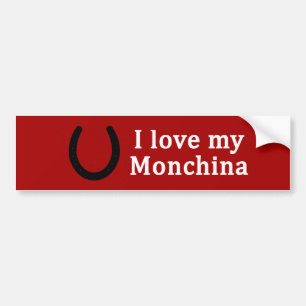 Pegatina Para Coche Amo mi caballo de Monchina