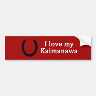Pegatina Para Coche Amo Mi Caballo Kaimanawa