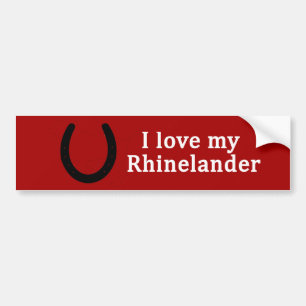Pegatina Para Coche Amo Mi Caballo Rhinelander