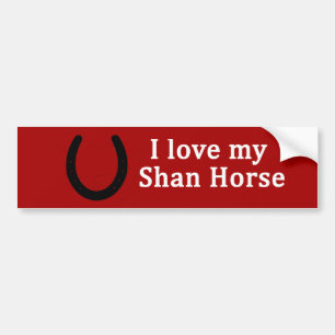 Pegatina Para Coche Amo Mi Caballo Shan