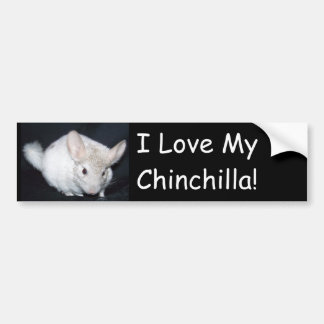 Pegatina Para Coche Amo mi chinchillah