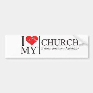 Pegatina Para Coche Amo mi iglesia
