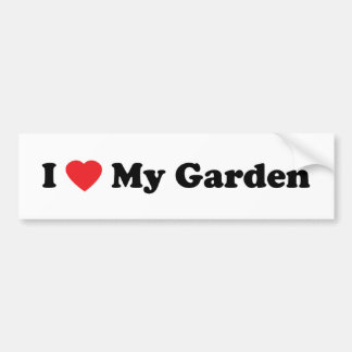 Pegatina Para Coche Amo mi jardín