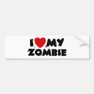 Pegatina Para Coche Amo Mi Zombie