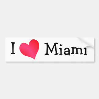 Pegatina Para Coche Amo Miami