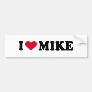 PEGATINA PARA COCHE AMO MIKE