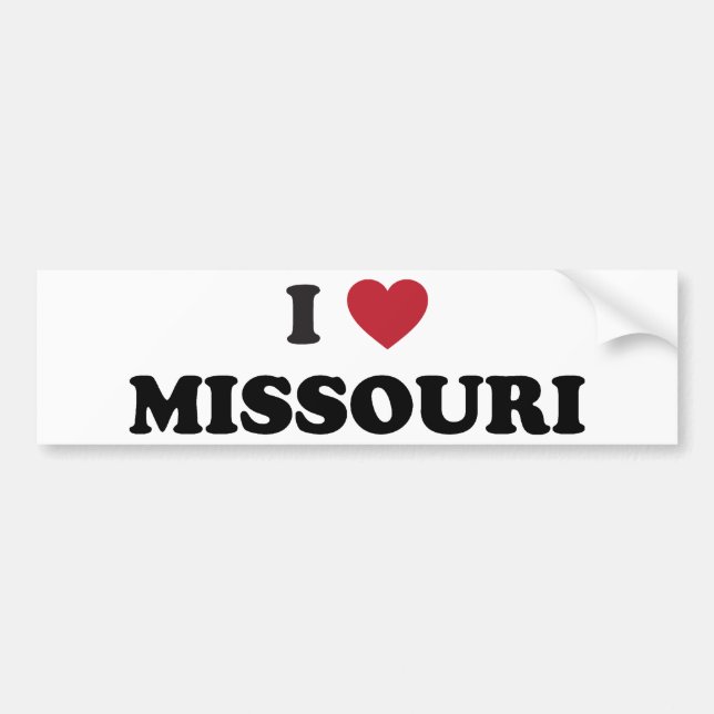 Pegatina Para Coche Amo Missouri (Frente)