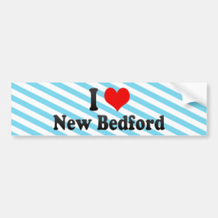 Pegatina Para Coche Amo New Bedford, Estados Unidos