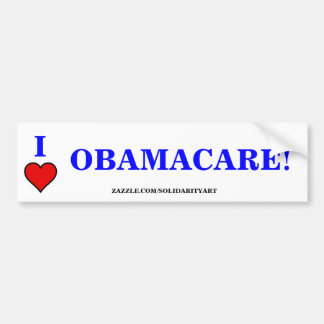PEGATINA PARA COCHE AMO OBAMACARE
