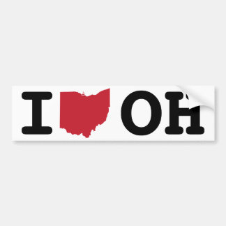 Pegatina Para Coche Amo Ohio
