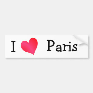 Pegatina Para Coche Amo París