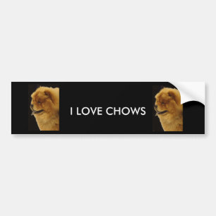 PEGATINA PARA COCHE AMO PERROS CHINOS