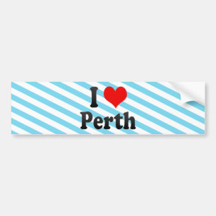 Pegatina Para Coche Amo Perth, Australia
