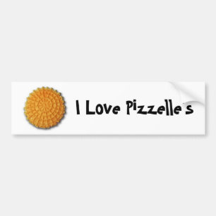 Pegatina Para Coche Amo Pizzelle