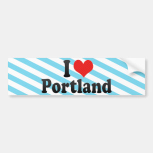 Pegatina Para Coche Amo Portland