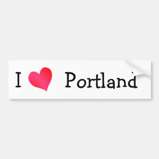 Pegatina Para Coche Amo Portland