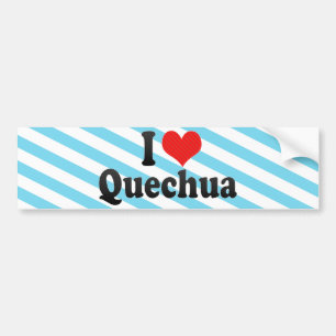 Pegatina Para Coche Amo quechua