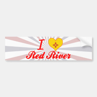 Pegatina Para Coche Amo Red River, New México