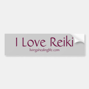 Pegatina Para Coche Amo Reiki