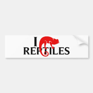 Pegatina Para Coche Amo reptiles