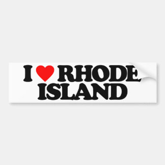 PEGATINA PARA COCHE AMO RHODE ISLAND
