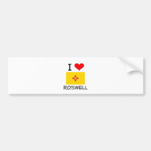 Pegatina Para Coche Amo Roswell New México