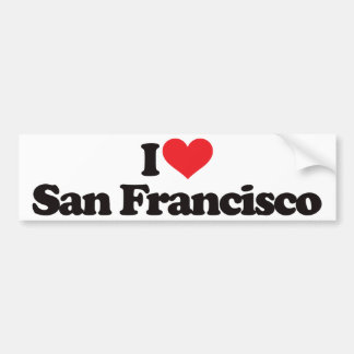 Pegatina Para Coche Amo San Francisco