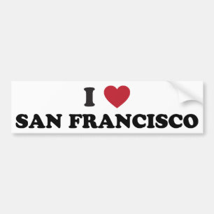 Pegatina Para Coche Amo San Francisco