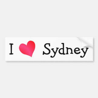 Pegatina Para Coche Amo Sydney